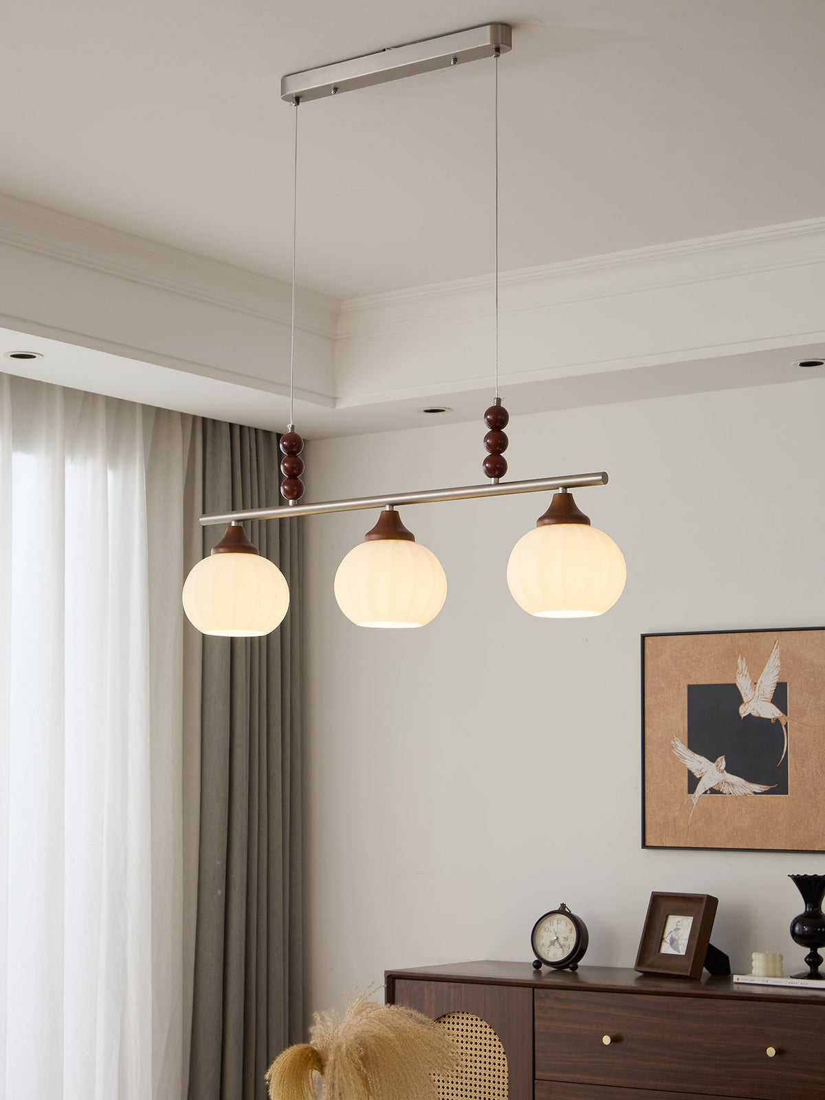 Nyla Retro Glass Pendant Lamp