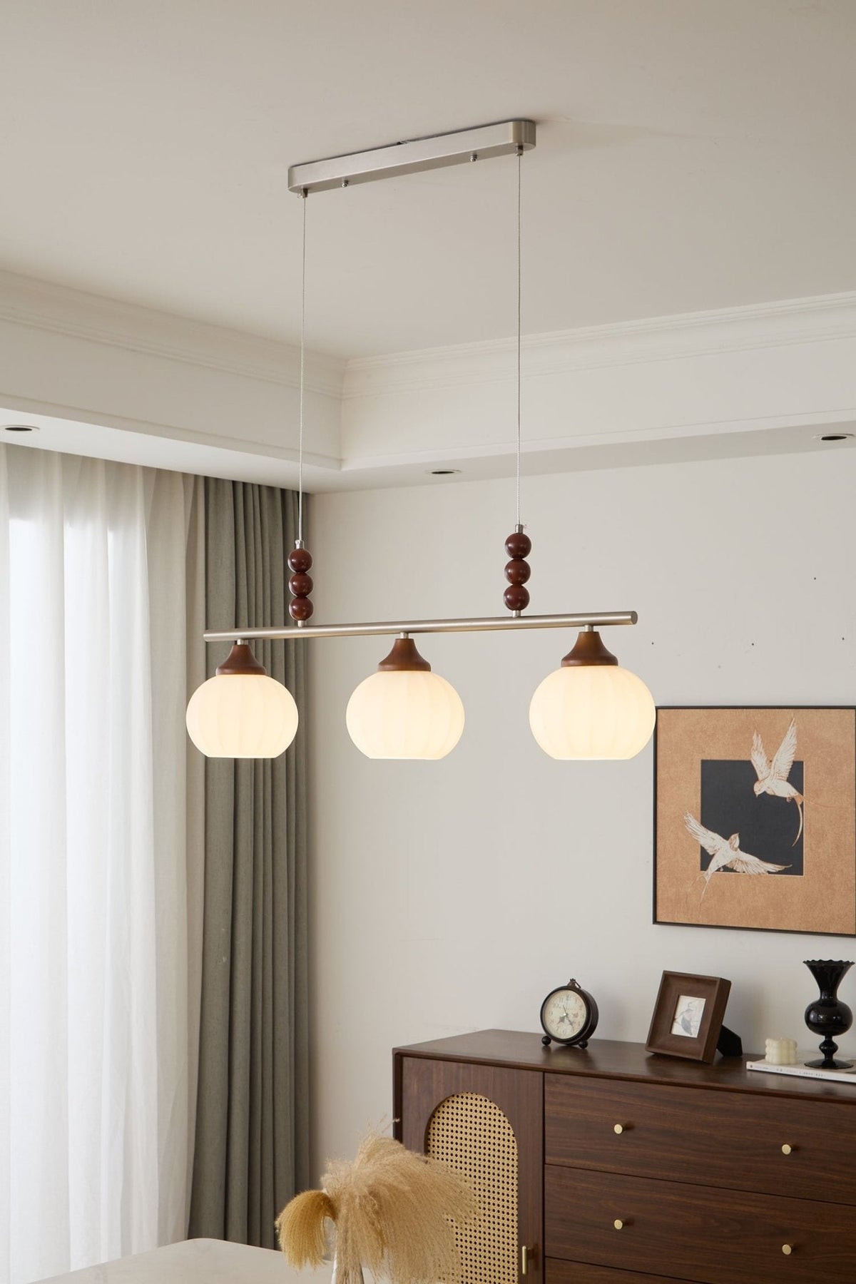 Nyla Retro Glass Pendant Lamp