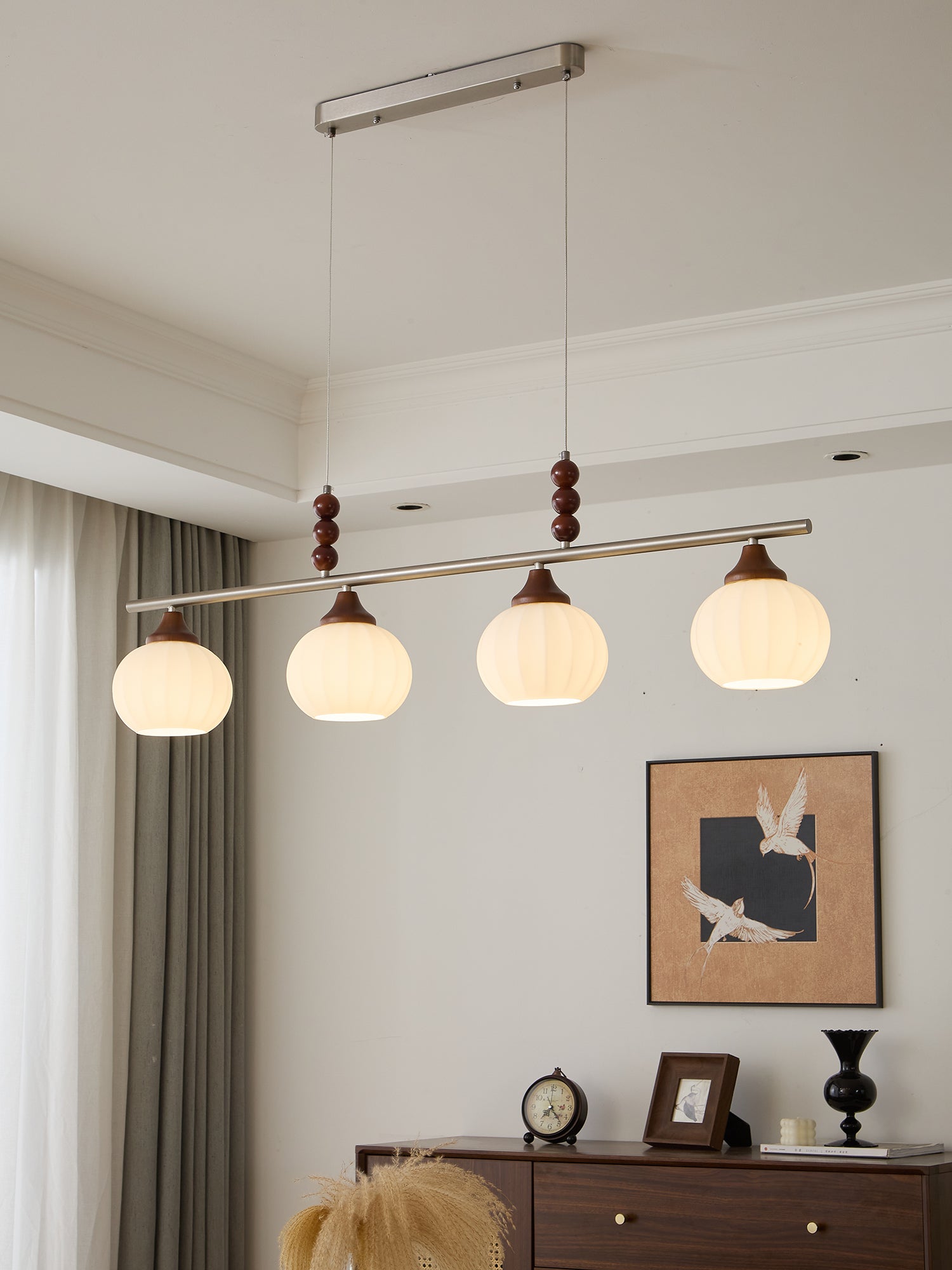 Nyla Retro Glass Pendant Lamp