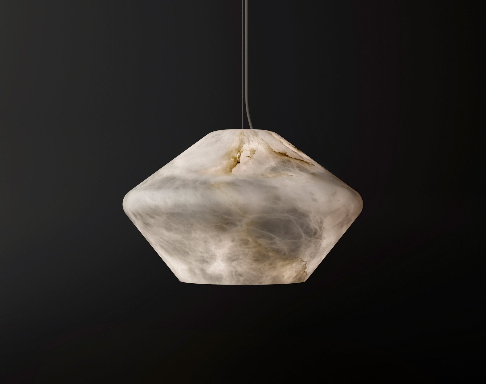 Alabaster Veil Pendant Light - Neutral Decor