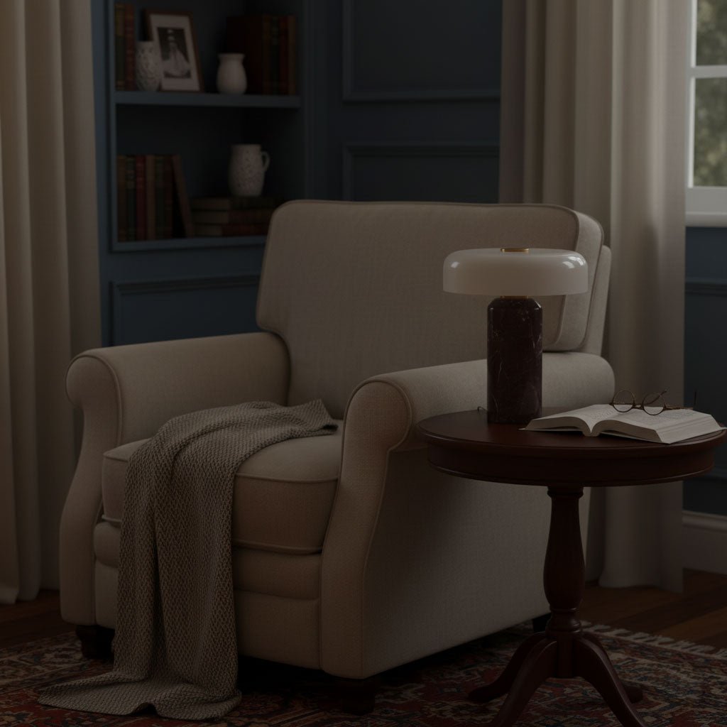 Dovercourt Marble Table Lamp