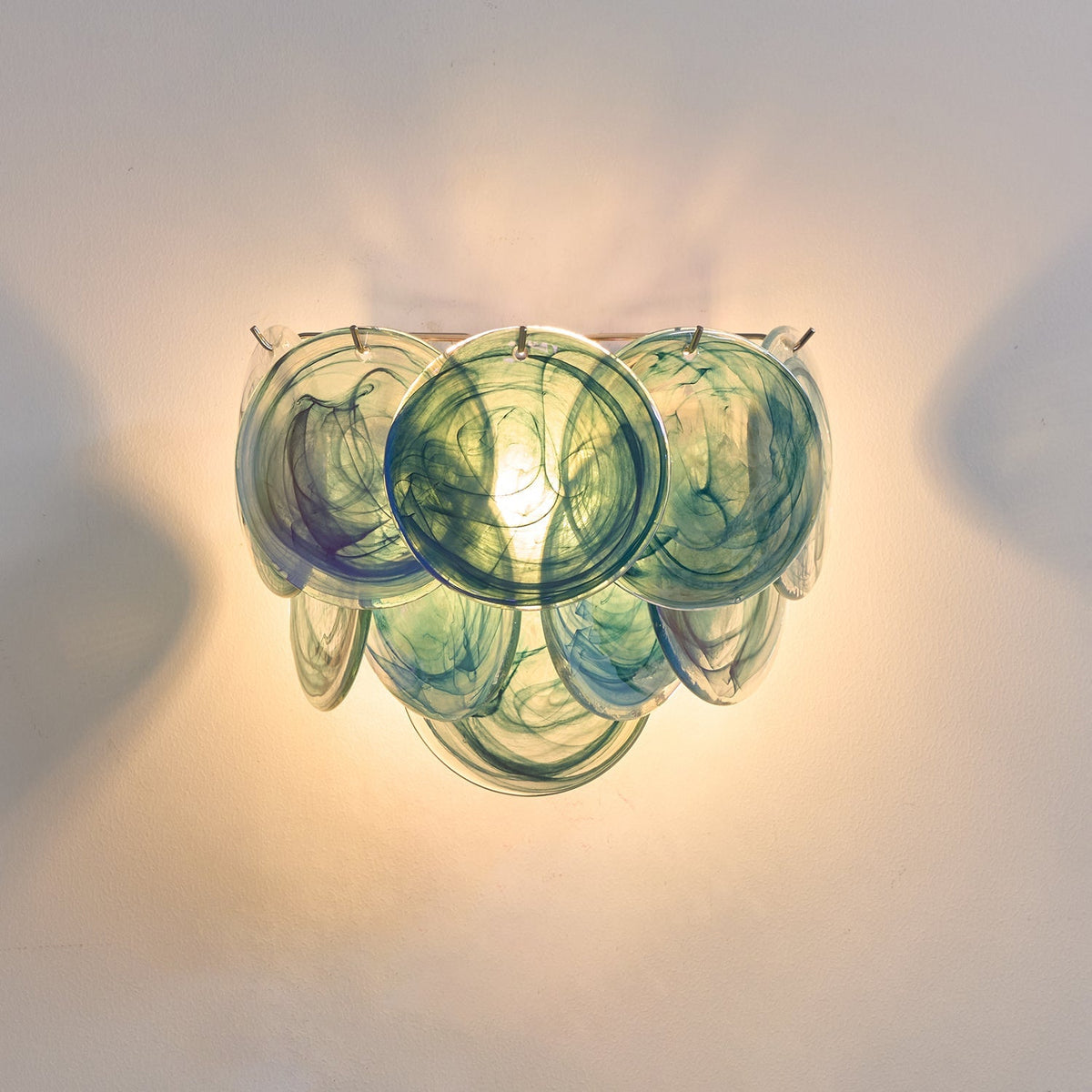 Orlaridge Disc Glass Indoor Wall Light