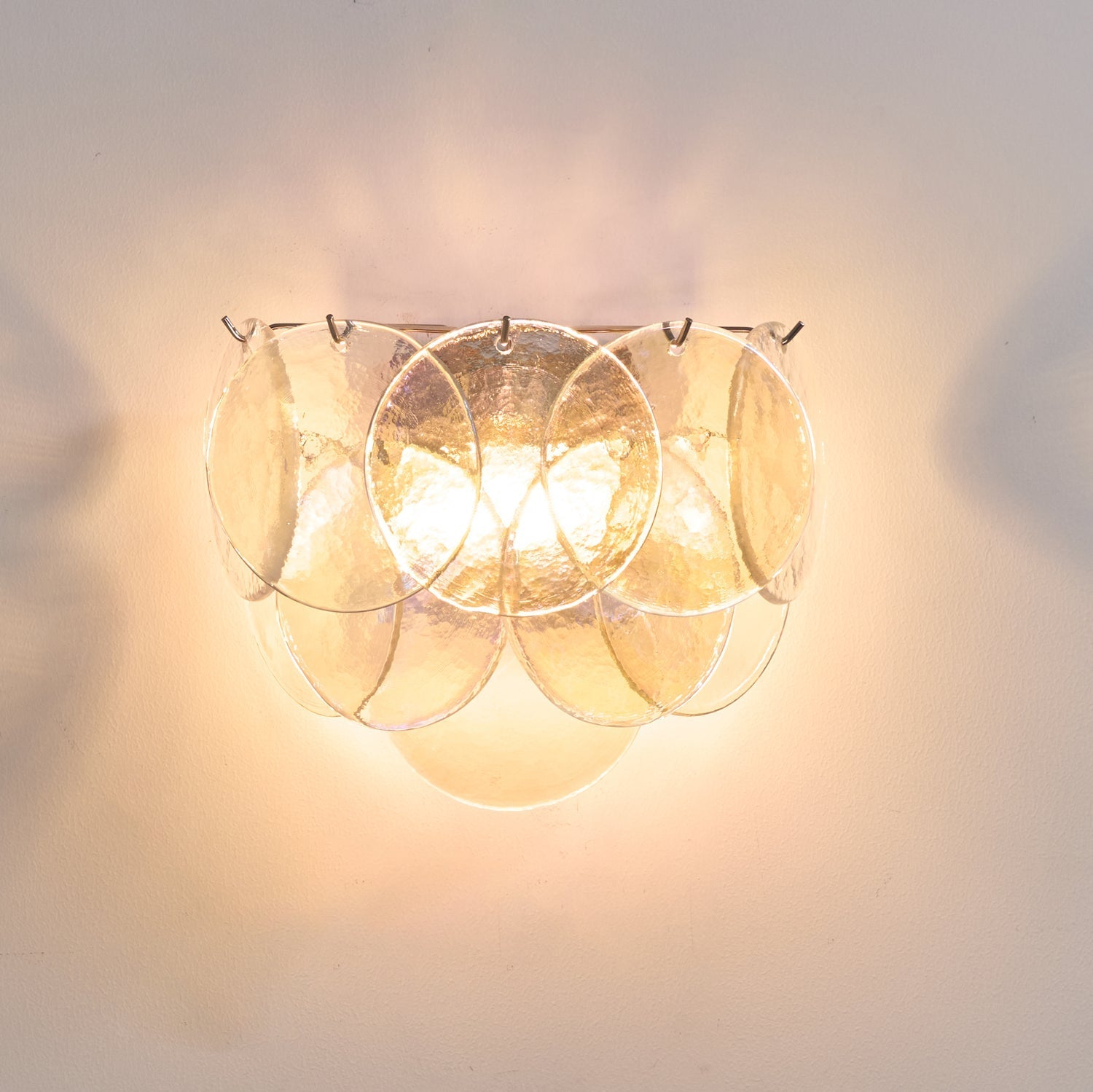 Orlaridge Disc Glass Indoor Wall Light