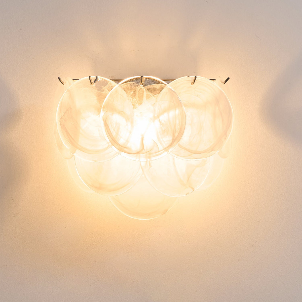 Orlaridge Disc Glass Indoor Wall Light