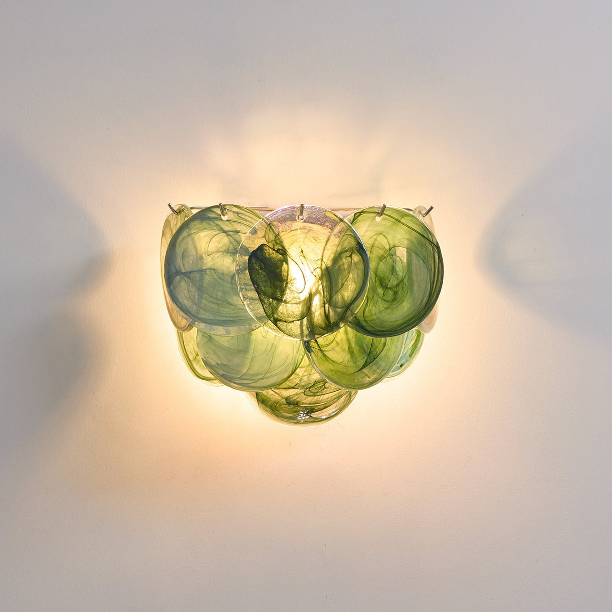 Orlaridge Disc Glass Indoor Wall Light