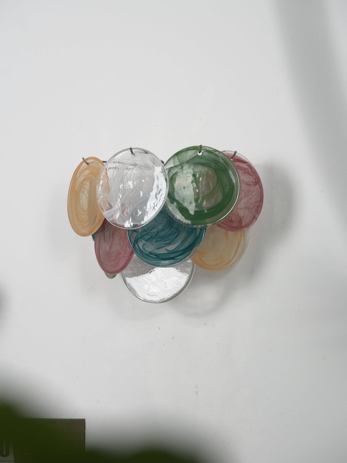 Orlaridge Disc Glass Indoor Wall Light
