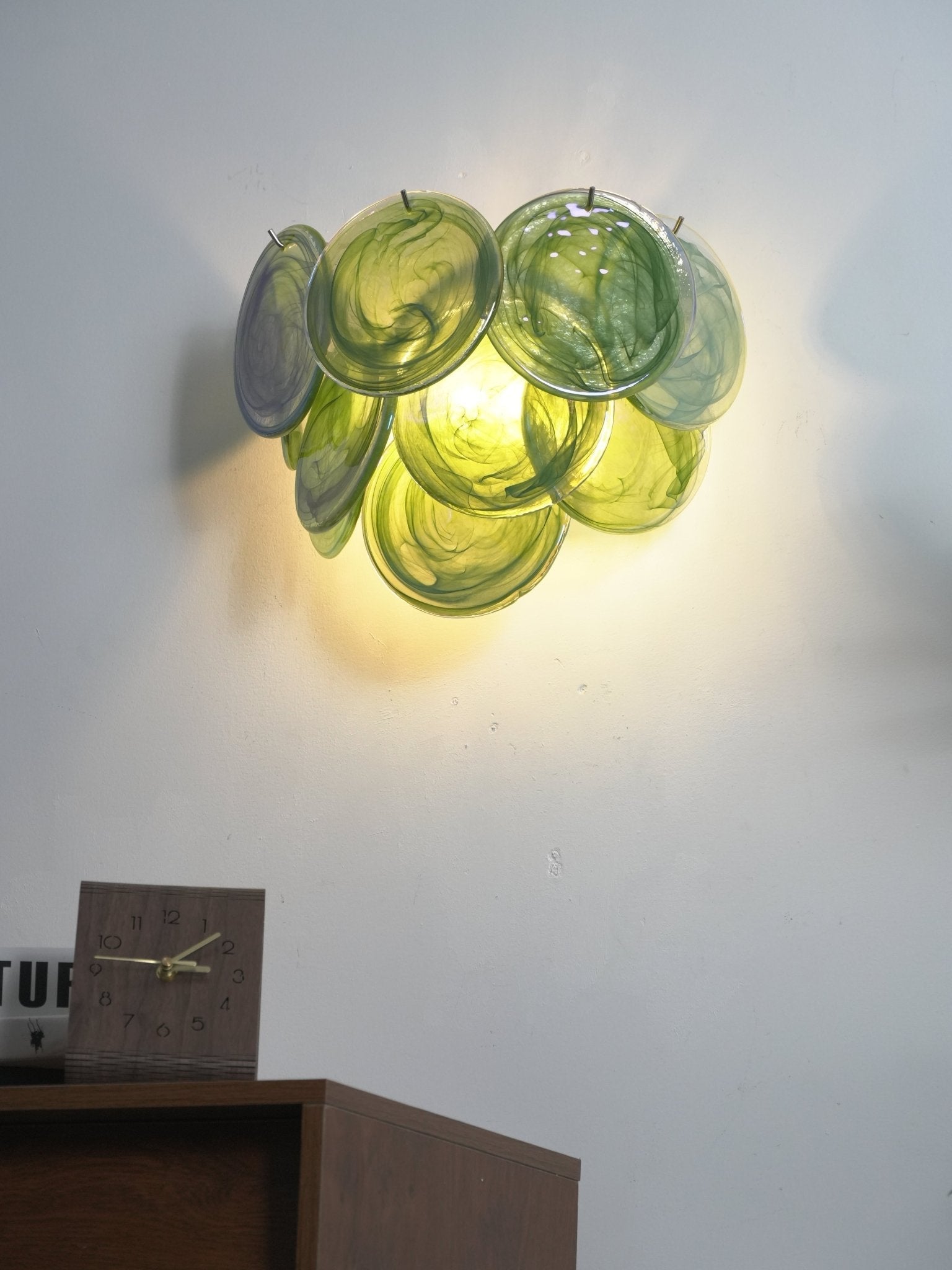 Orlaridge Disc Glass Indoor Wall Light