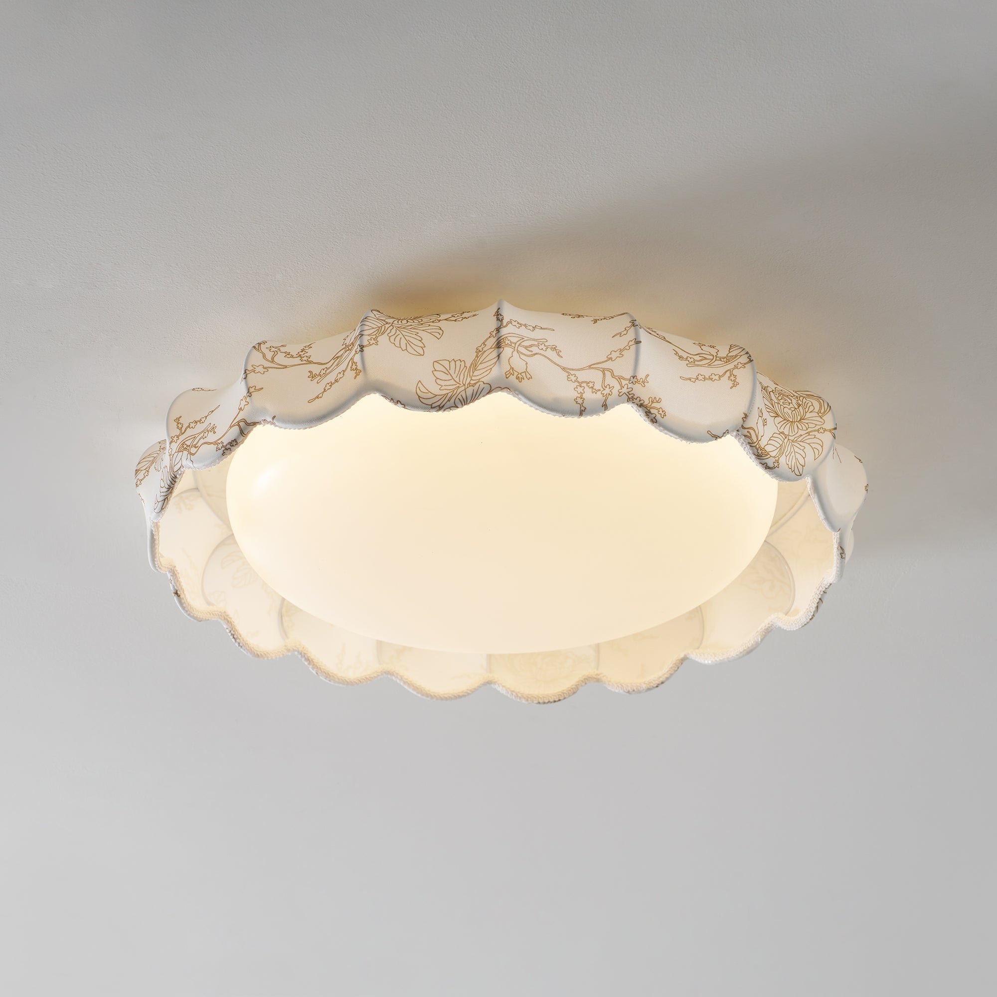 Delaridge Lunaria Veil Flush Mount Ceiling Light