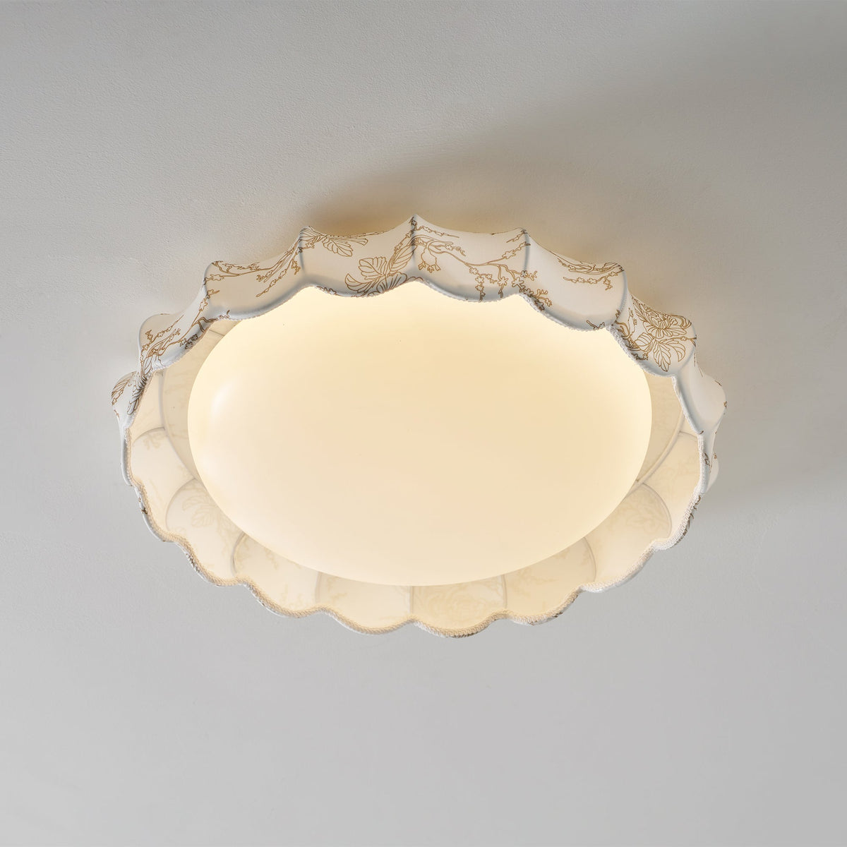 Delaridge Lunaria Veil Flush Mount Ceiling Light