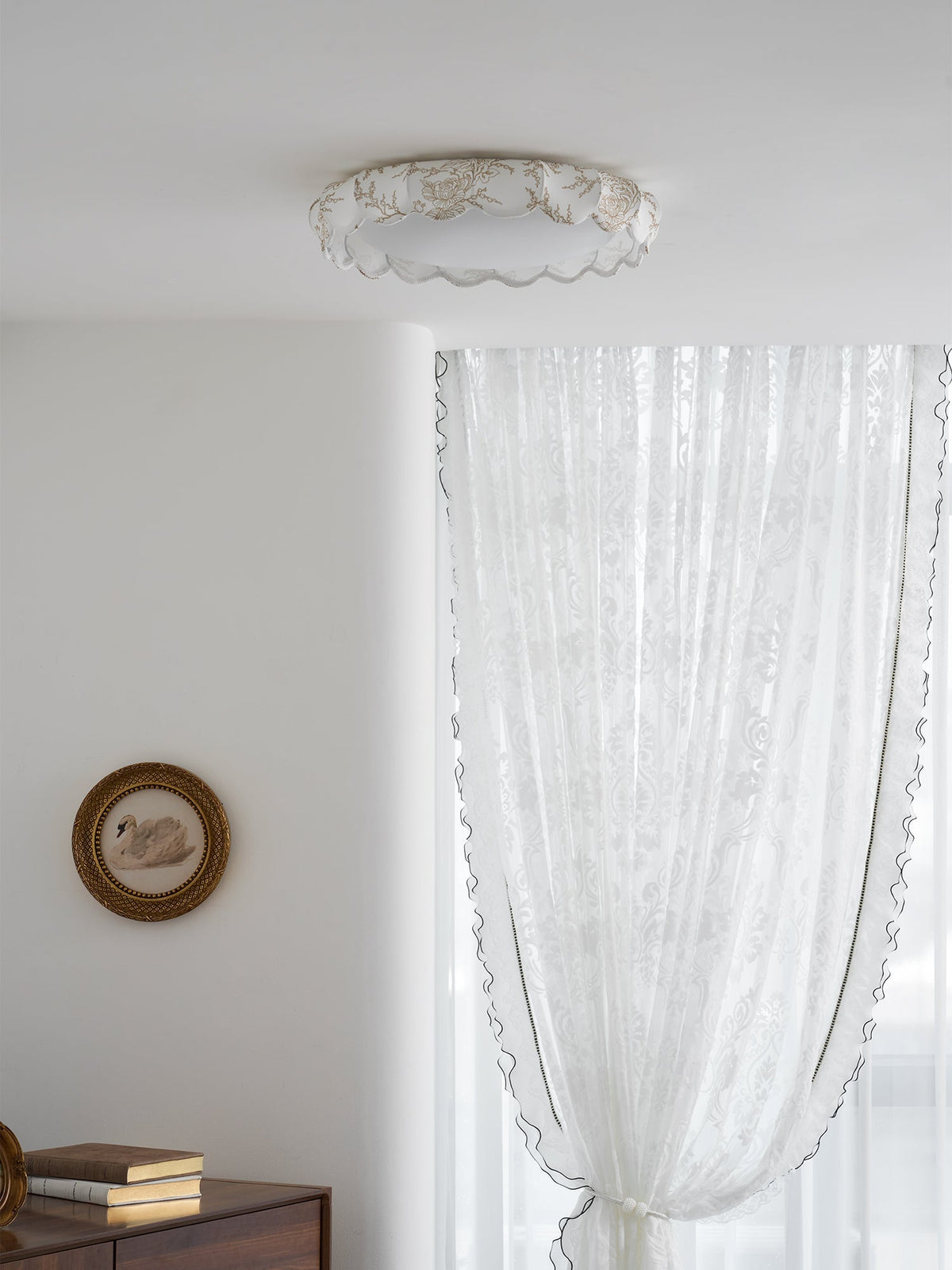 Delaridge Lunaria Veil Flush Mount Ceiling Light