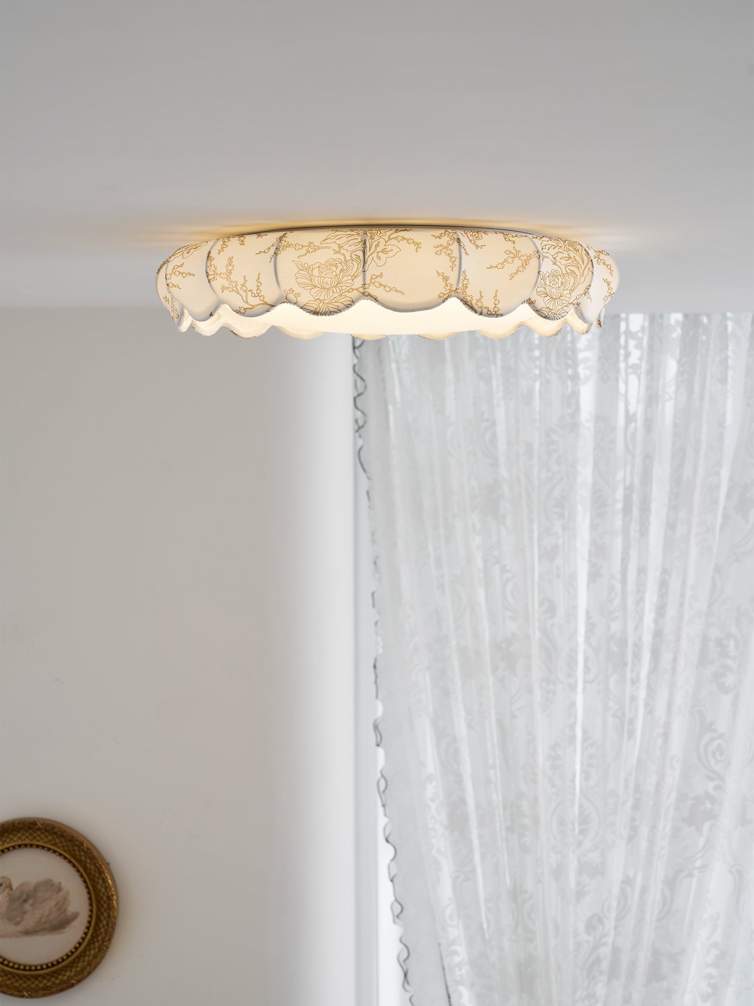 Delaridge Lunaria Veil Flush Mount Ceiling Light