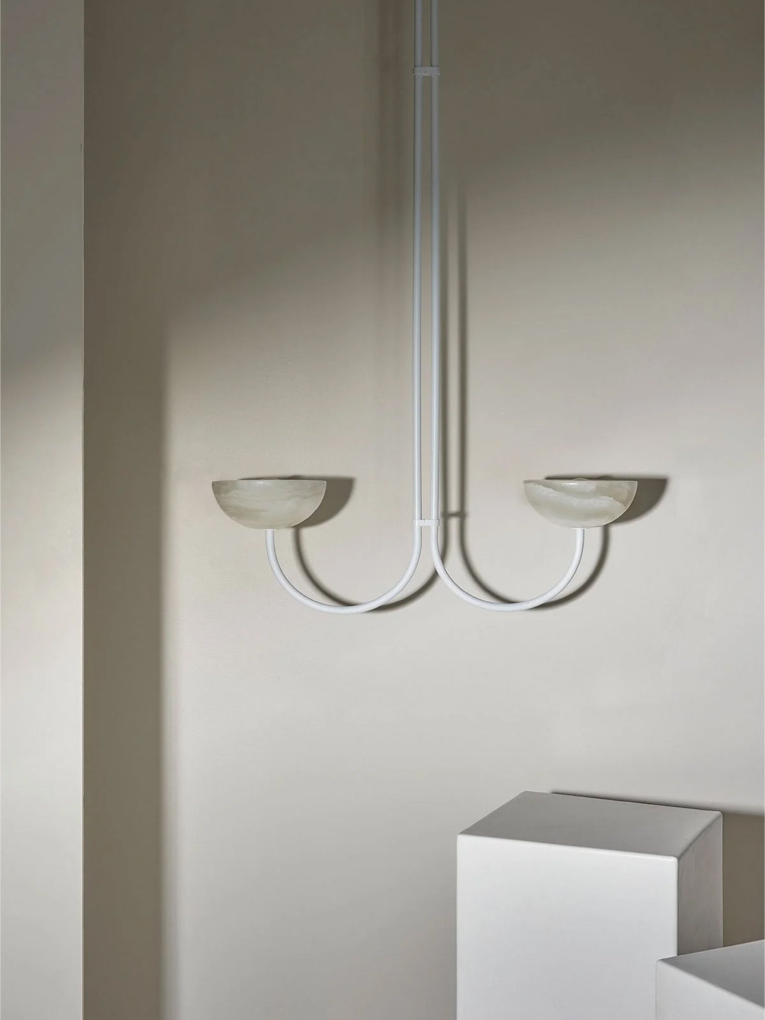 Hartvik Duo Pendant Lamp Alabaster