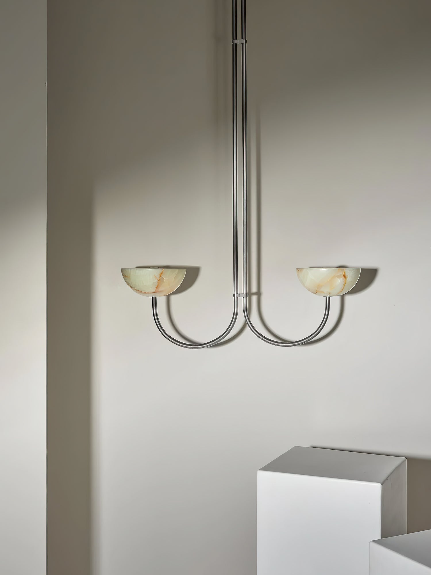 Hartvik Duo Pendant Lamp Alabaster