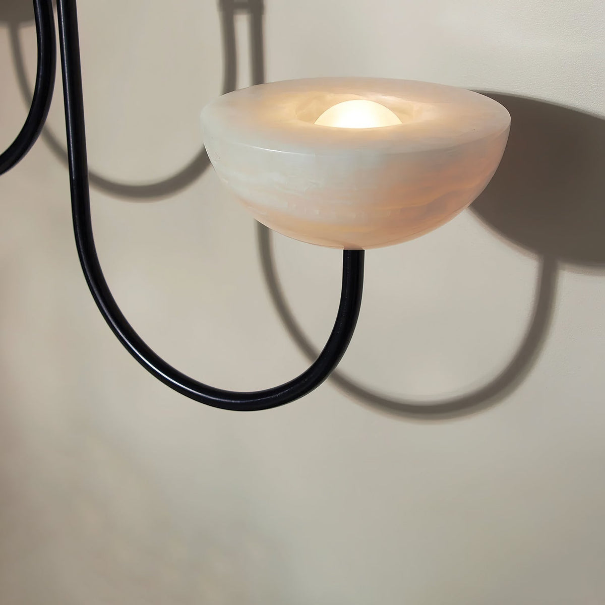Hartvik Duo Pendant Lamp Alabaster