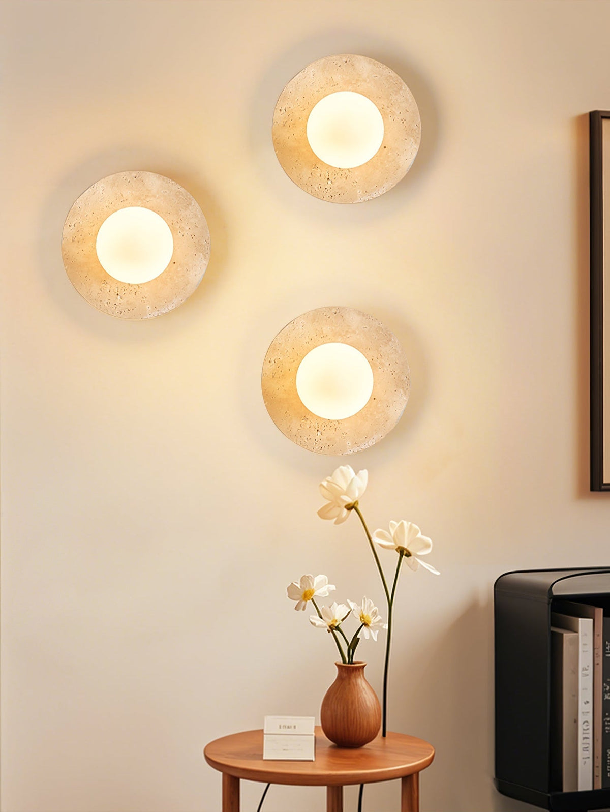 Sereella Travertine Ceiling Light