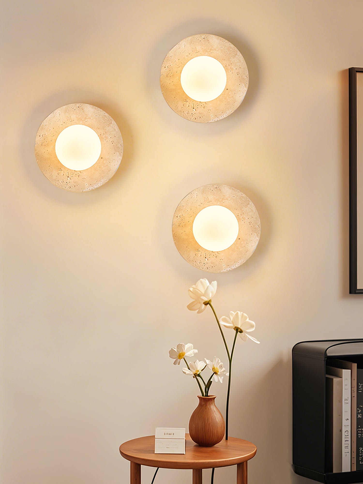 Sereella Travertine Ceiling Light