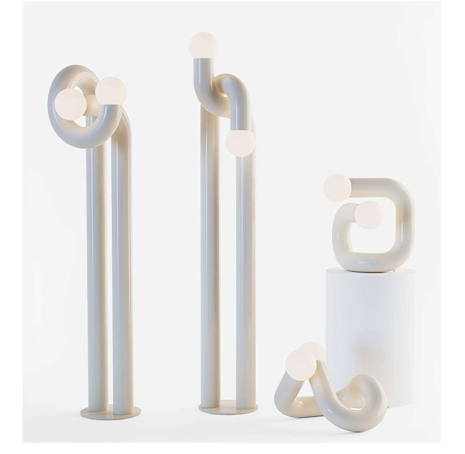 Arraeila Sculptural Floor Lamp