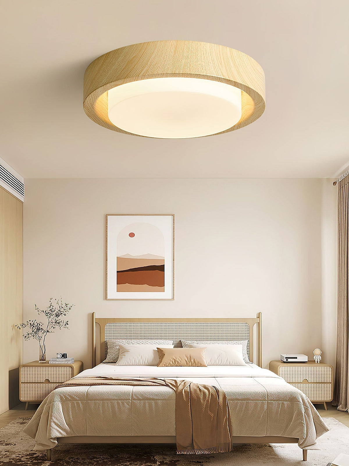 Sylaeon Minimalist Wood Ceiling Light