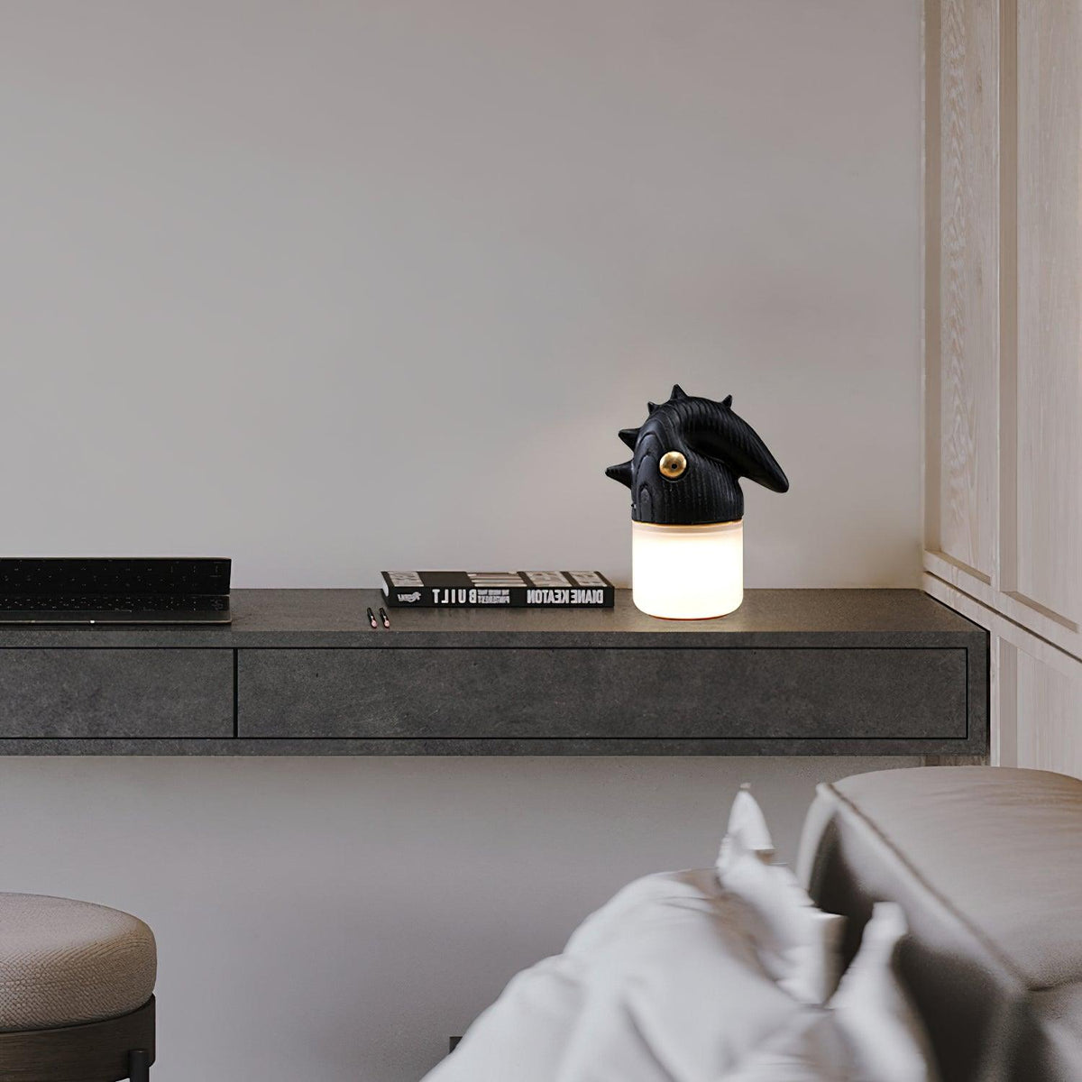 Jerry Contemporary Wood Table Lamp