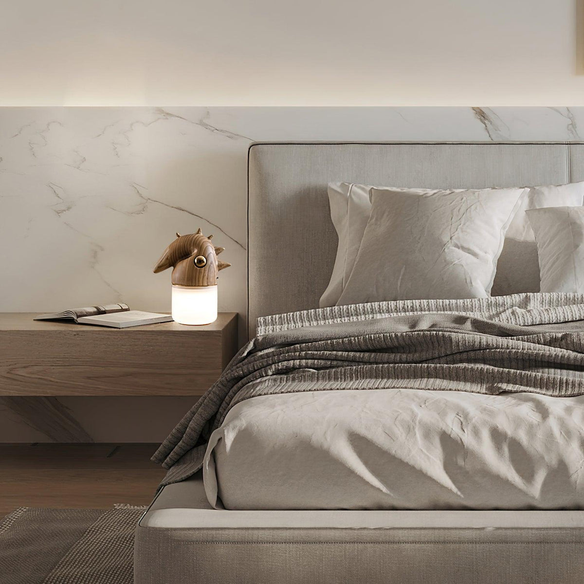 Jerry Contemporary Wood Table Lamp