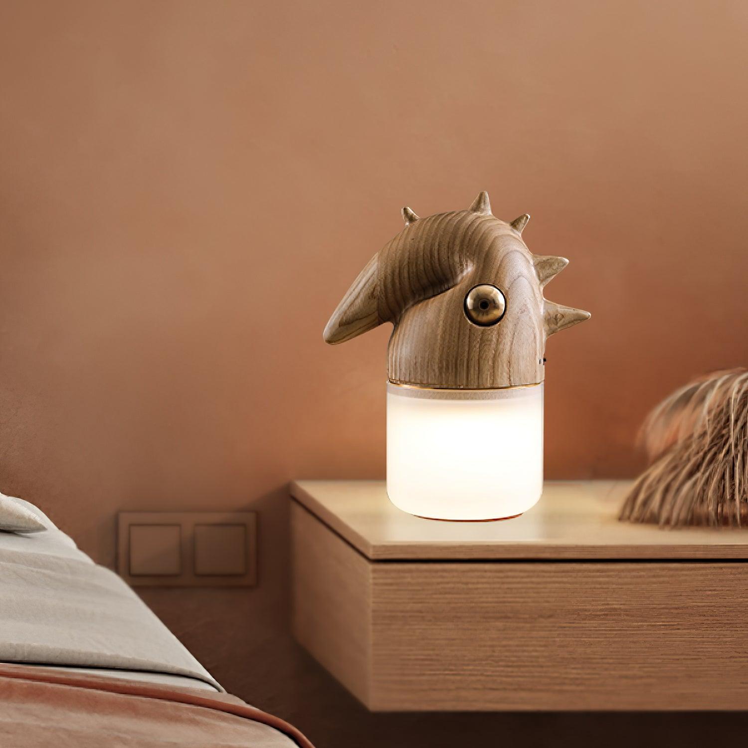 Jerry Contemporary Wood Table Lamp