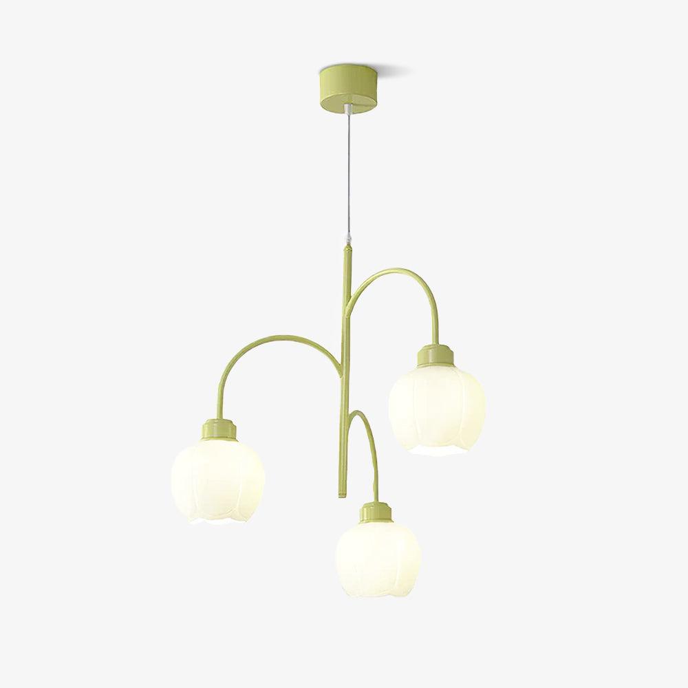 Pane Chandelier Flower Petal Modern