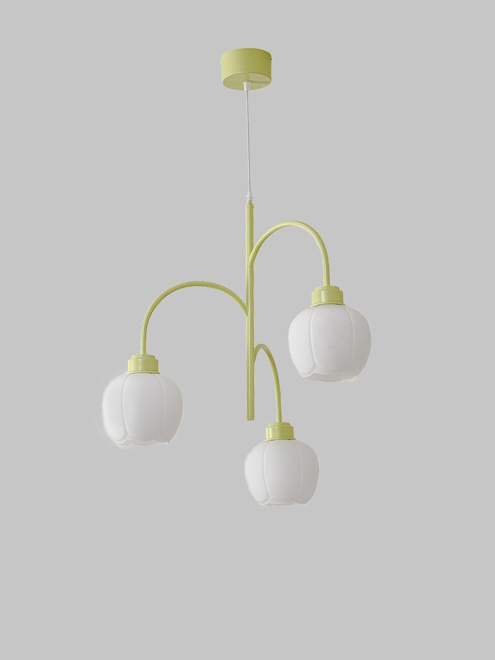 Pane Chandelier Flower Petal Modern