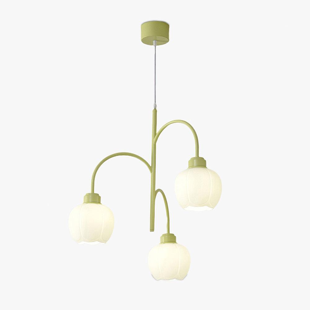 Pane Chandelier Flower Petal Modern