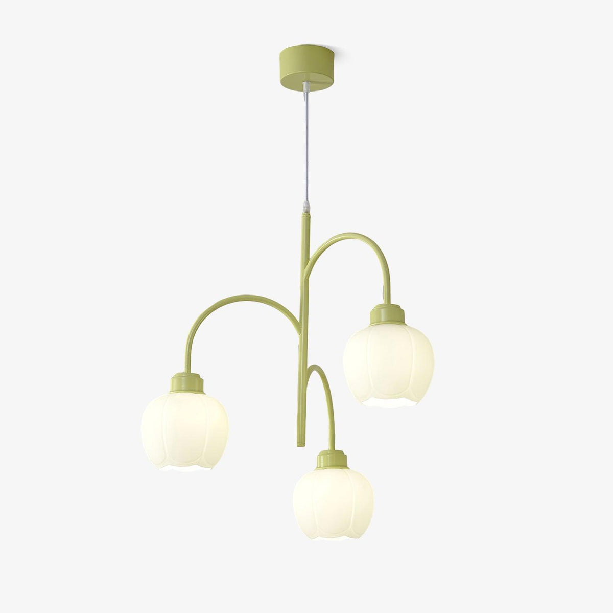 Pane Chandelier Flower Petal Modern