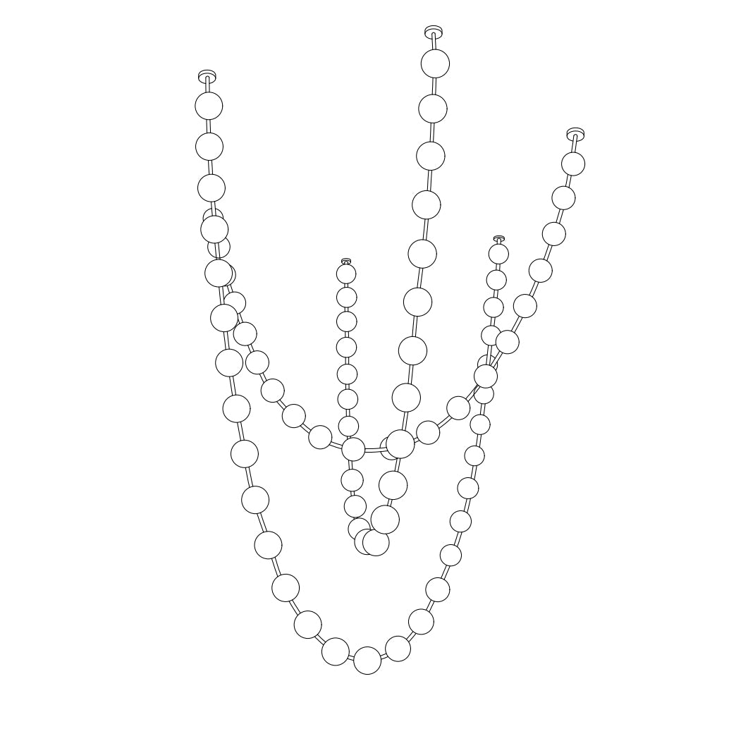 Lindencourt Strand Necklace Chandelier