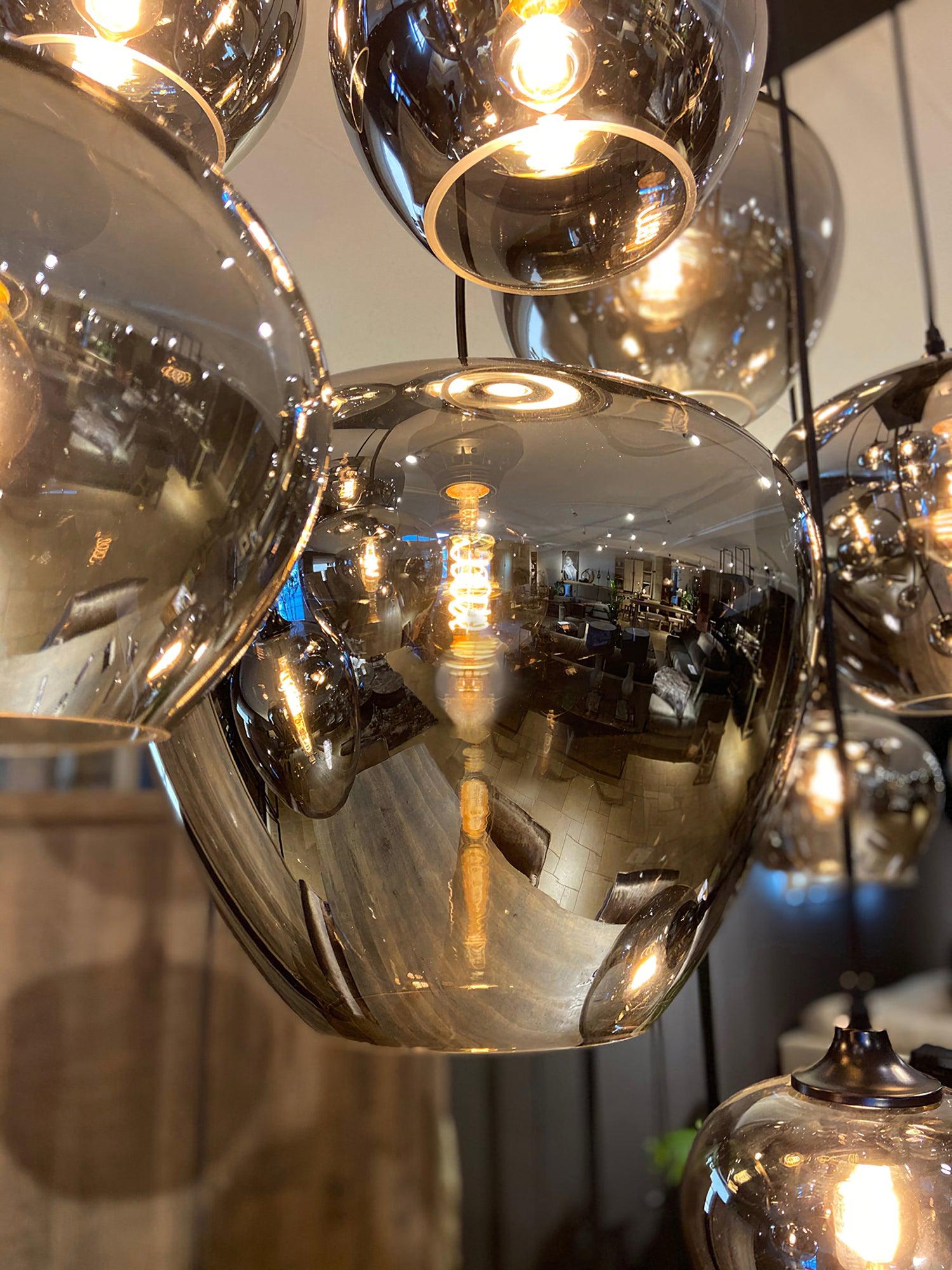 Talis Glass Industrial Chic Pendant Light