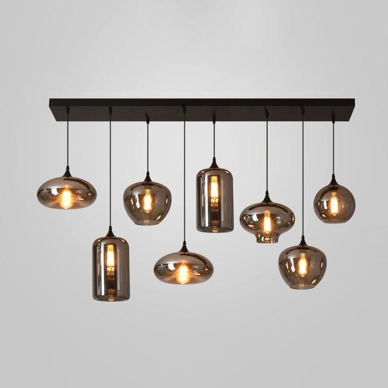 Talis Glass Industrial Chic Pendant Light