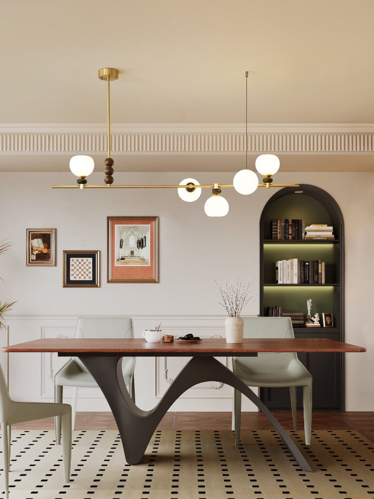 Sylivia Wood Vintage Pendant Light