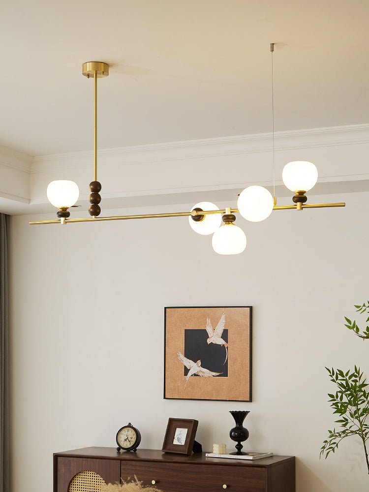 Sylivia Wood Vintage Pendant Light