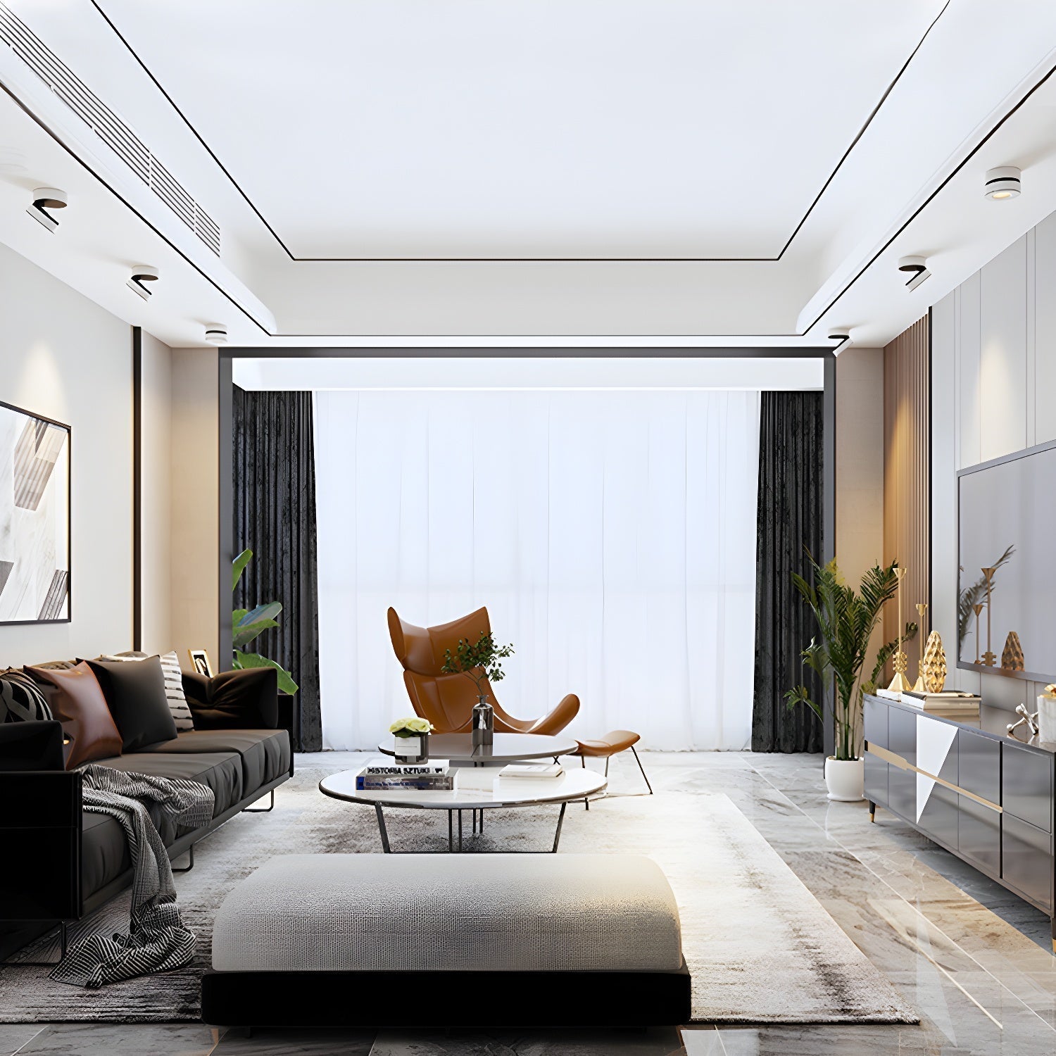 Covena Modern Minimalist Adjustable Surface Downlight Ceiling lamp