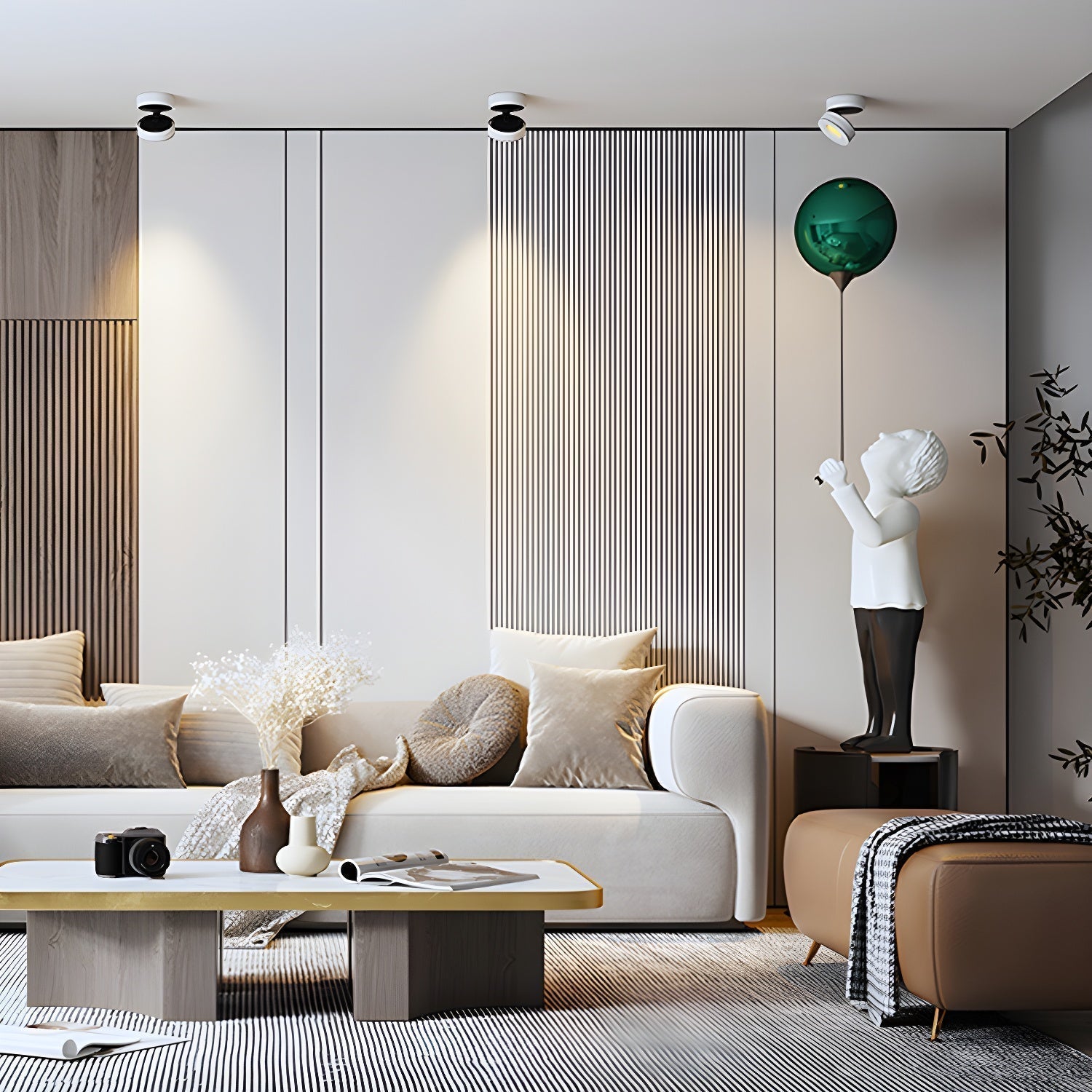 Covena Modern Minimalist Adjustable Surface Downlight Ceiling lamp