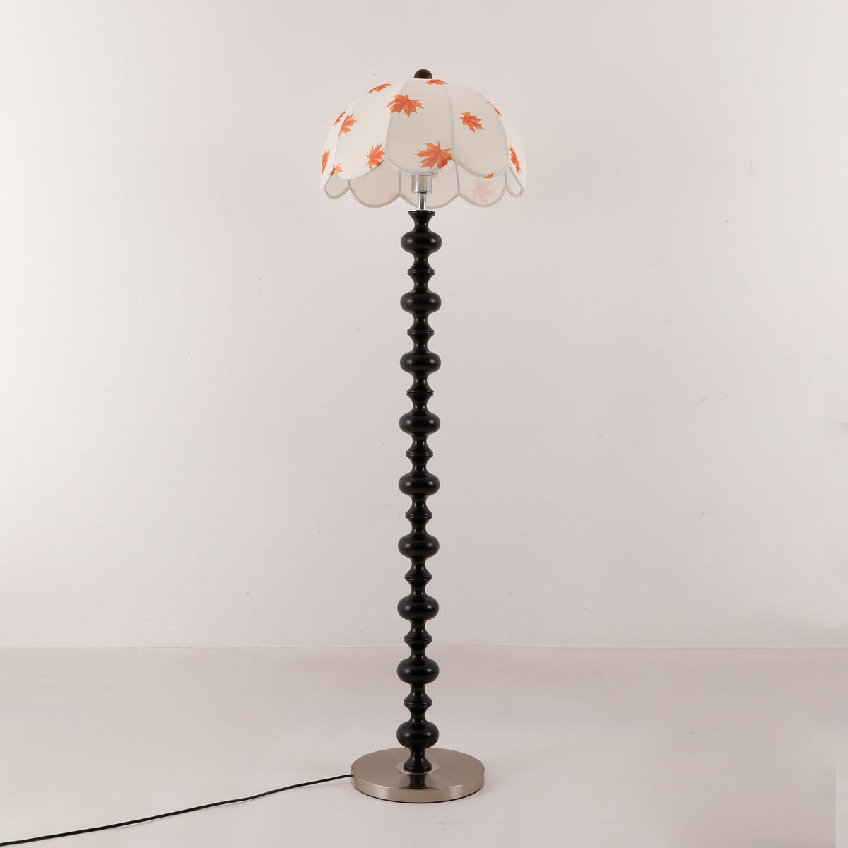 Autumn Wood Fabric Elegant Floor Lamp
