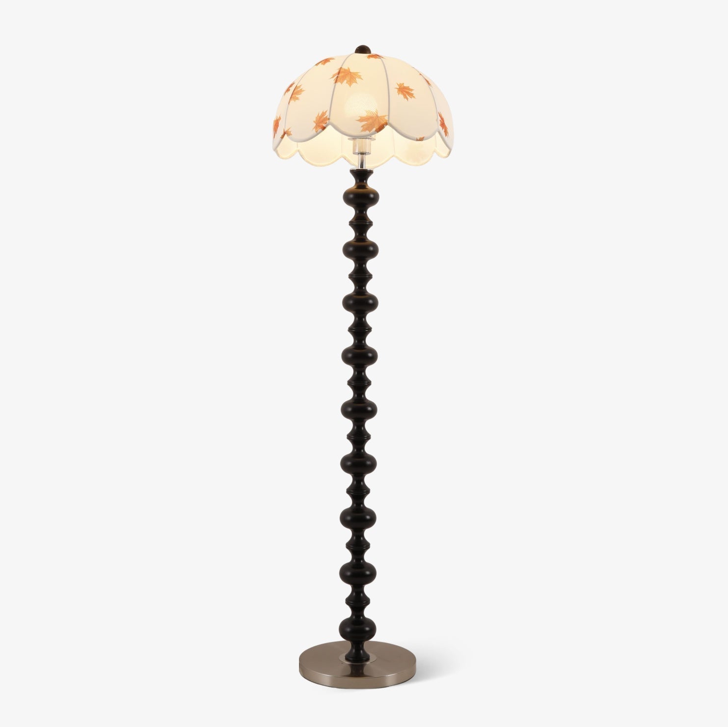 Autumn Wood Fabric Elegant Floor Lamp