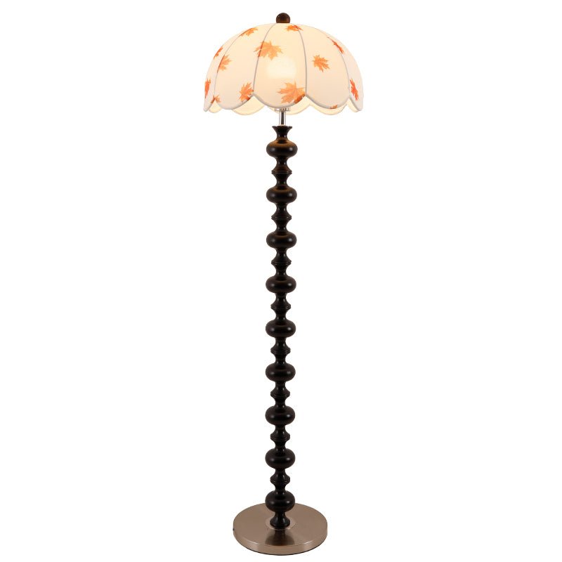 Autumn Wood Fabric Elegant Floor Lamp