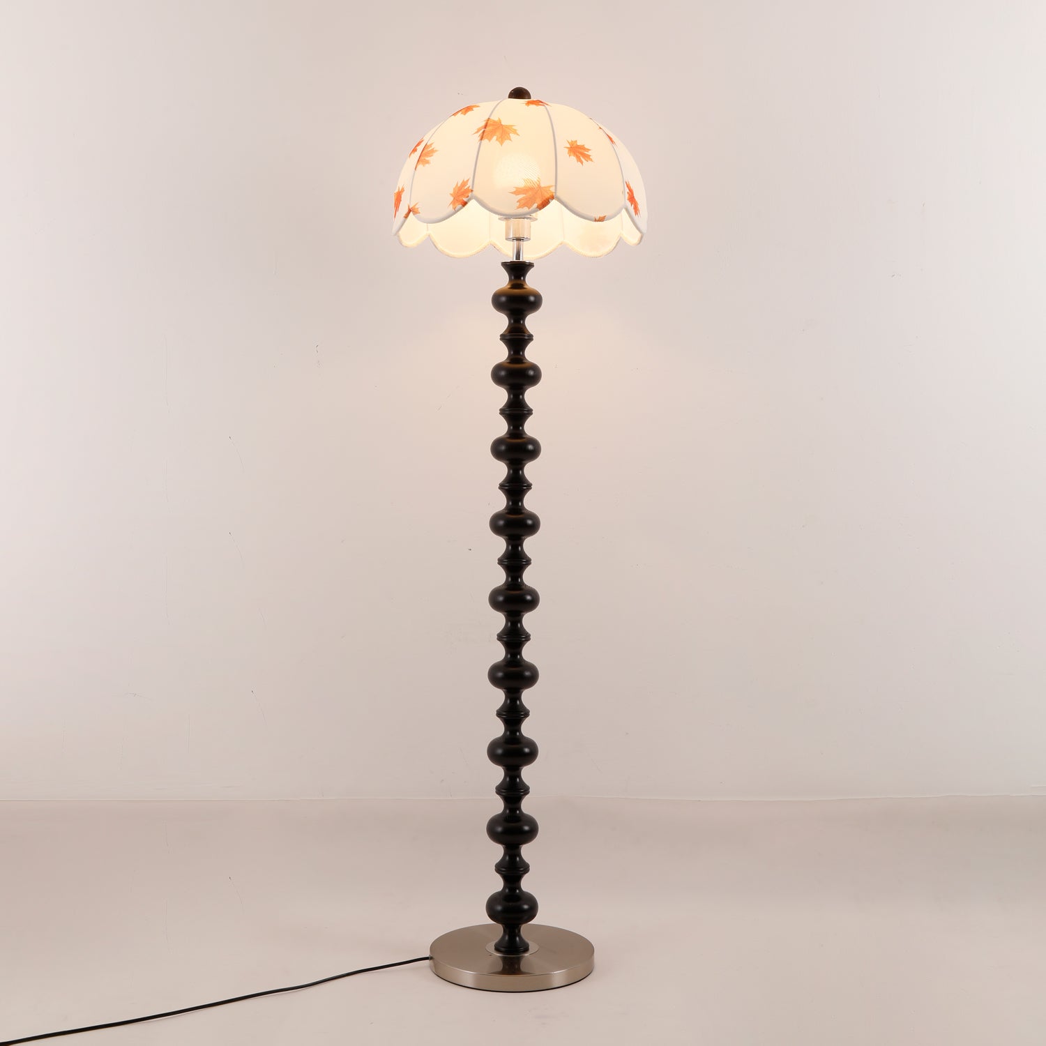 Autumn Wood Fabric Elegant Floor Lamp