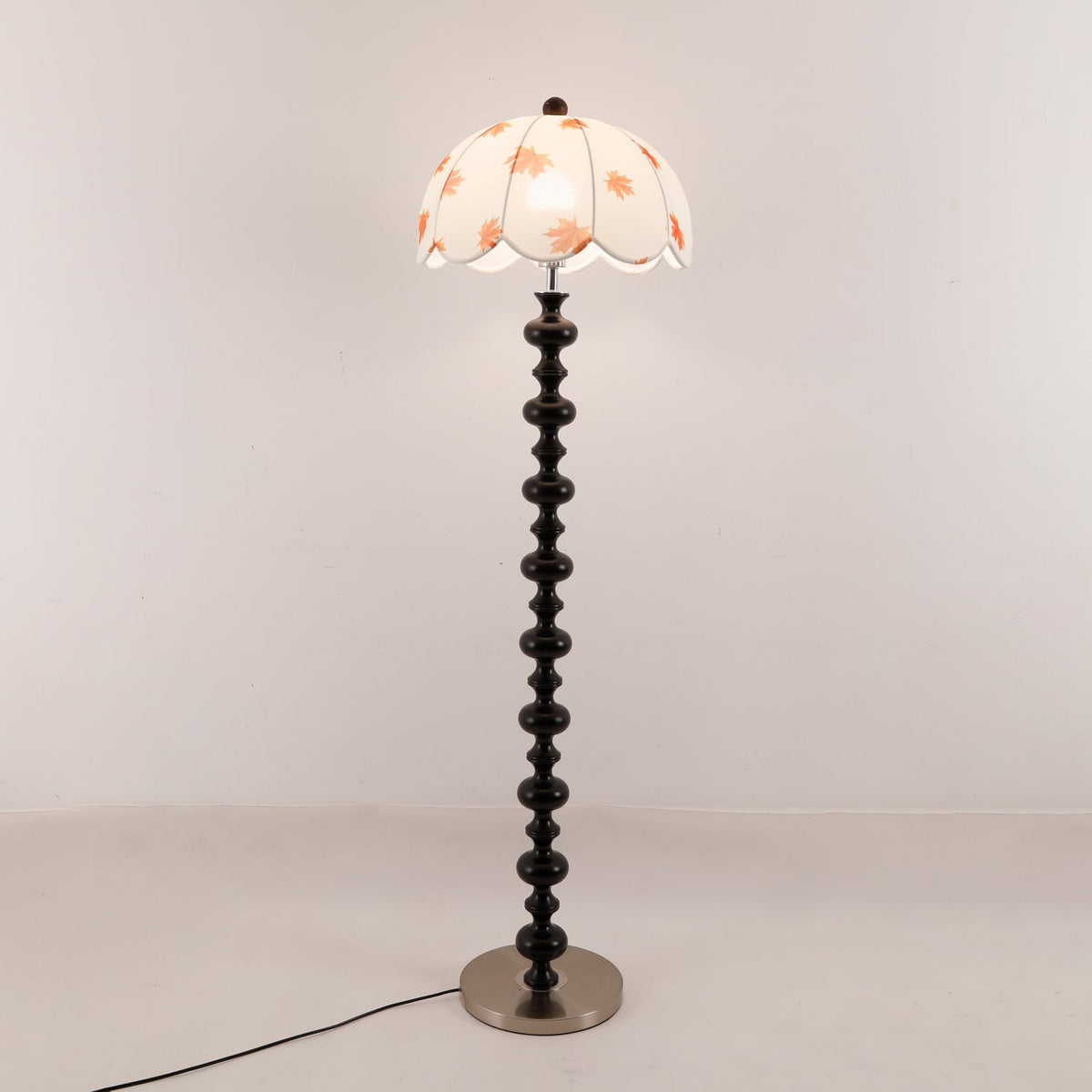Autumn Wood Fabric Elegant Floor Lamp