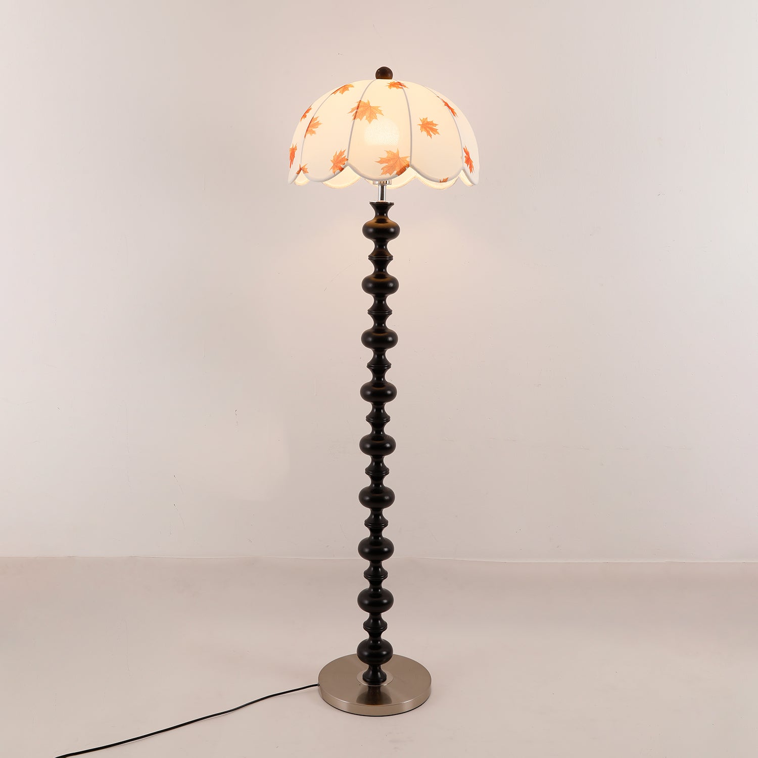 Autumn Wood Fabric Elegant Floor Lamp