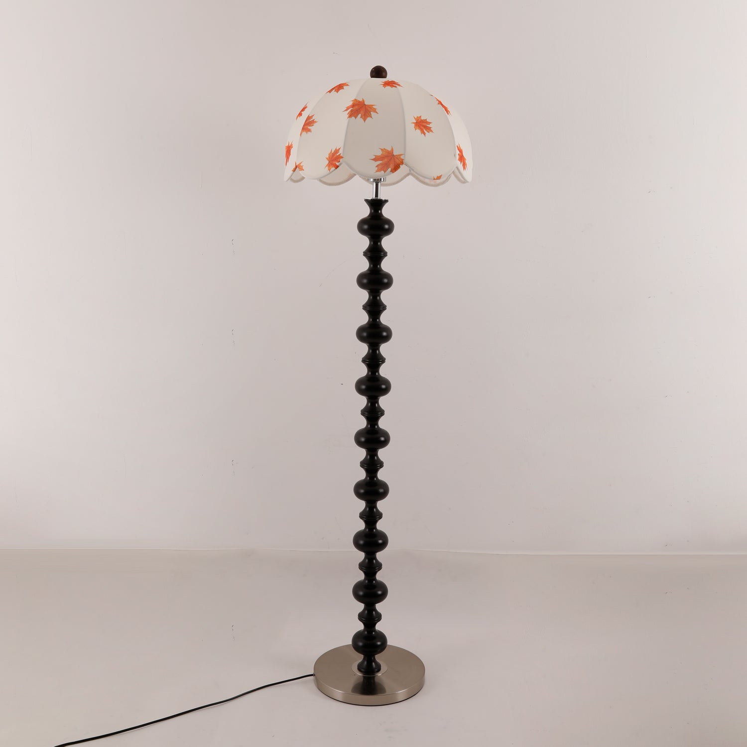 Autumn Wood Fabric Elegant Floor Lamp