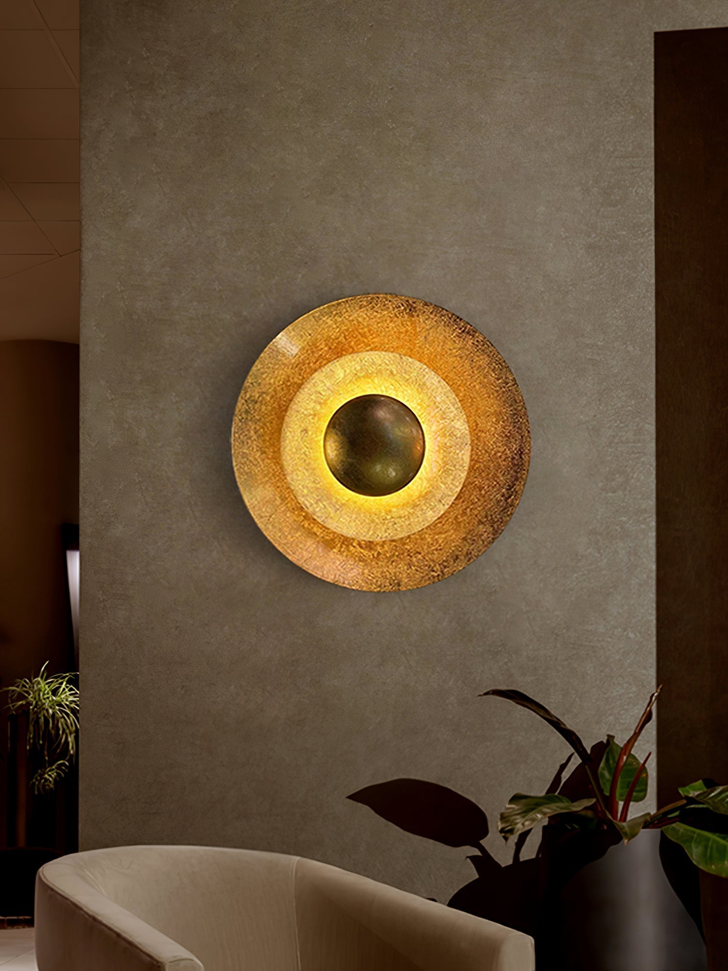 Solaris Vintage foil Wall Lamp