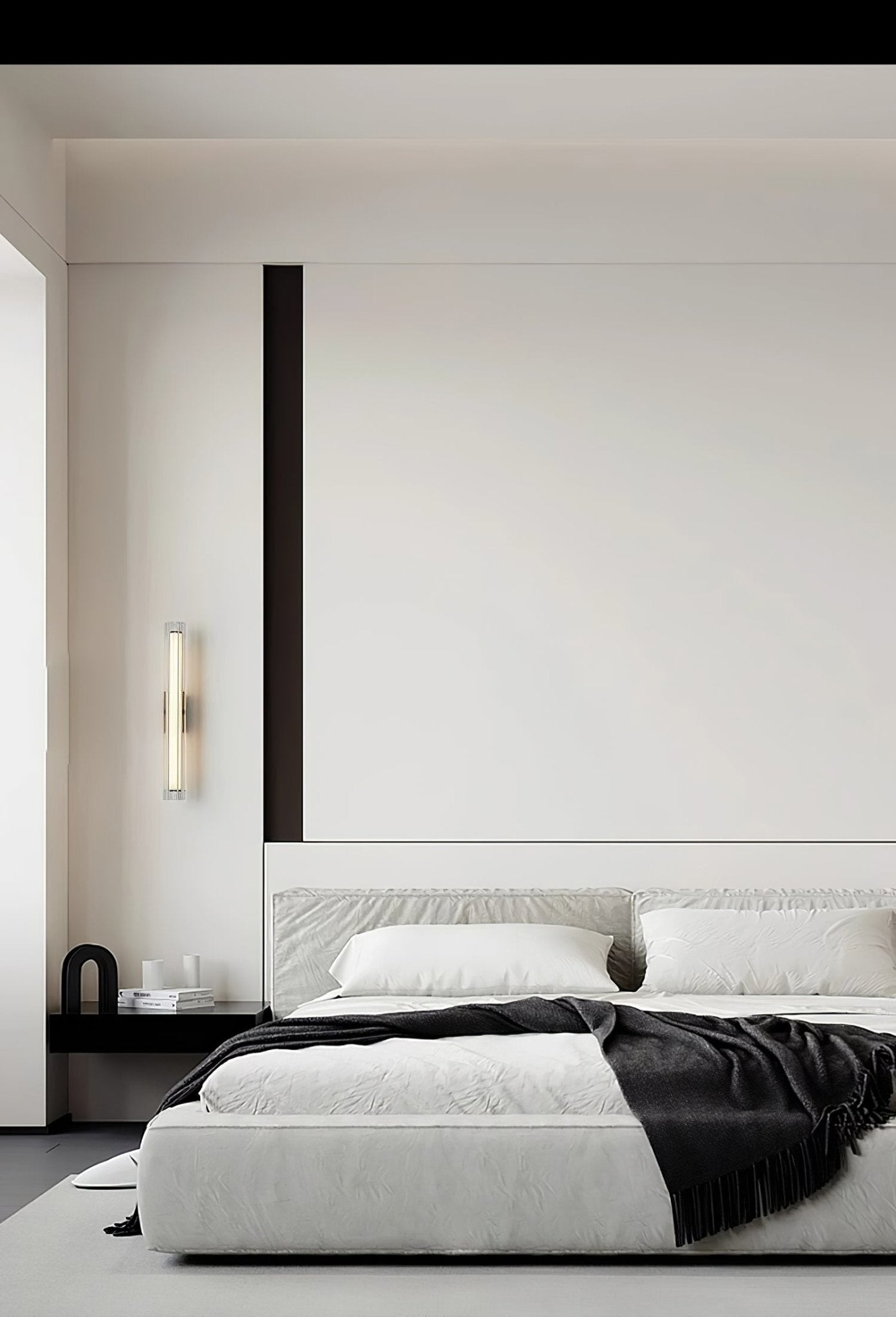 Corv Glass Contemporary Wall Lamp
