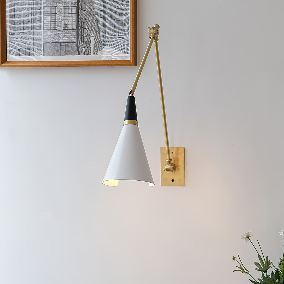 Isro Vintage Industrial Glass Wall Lamp