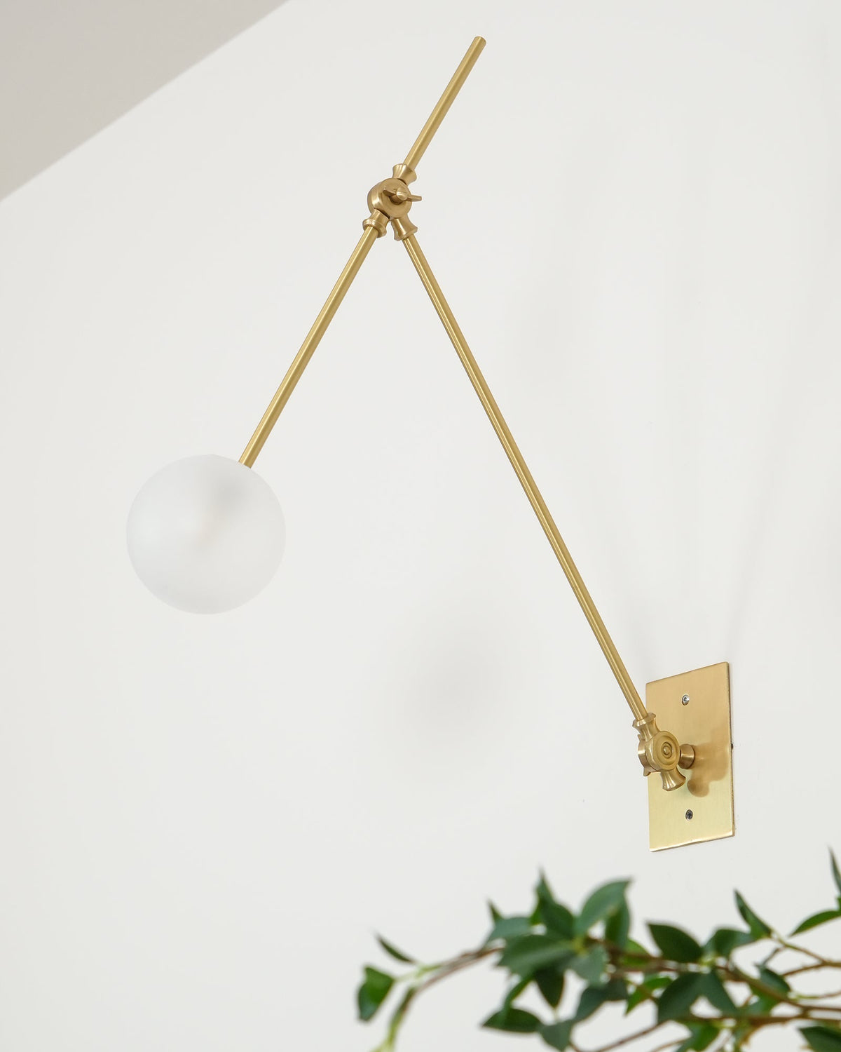 Isro Vintage Industrial Glass Wall Lamp