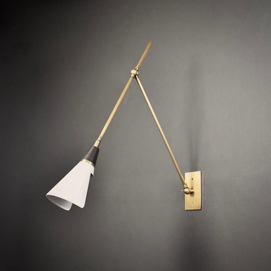 Isro Vintage Industrial Glass Wall Lamp