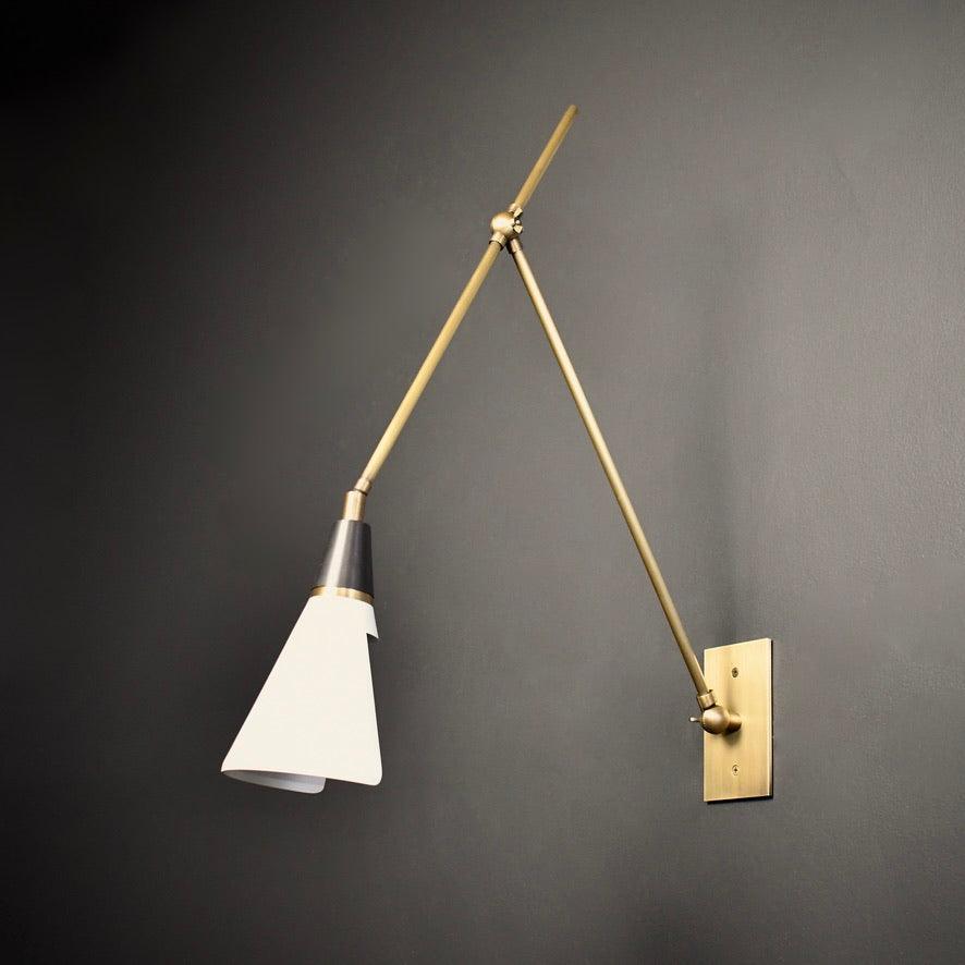 Isro Vintage Industrial Glass Wall Lamp