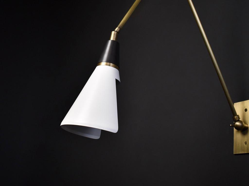 Isro Vintage Industrial Glass Wall Lamp